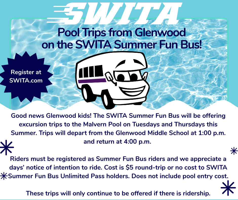 Glenwood to Malvern Pool Excursions - SFB